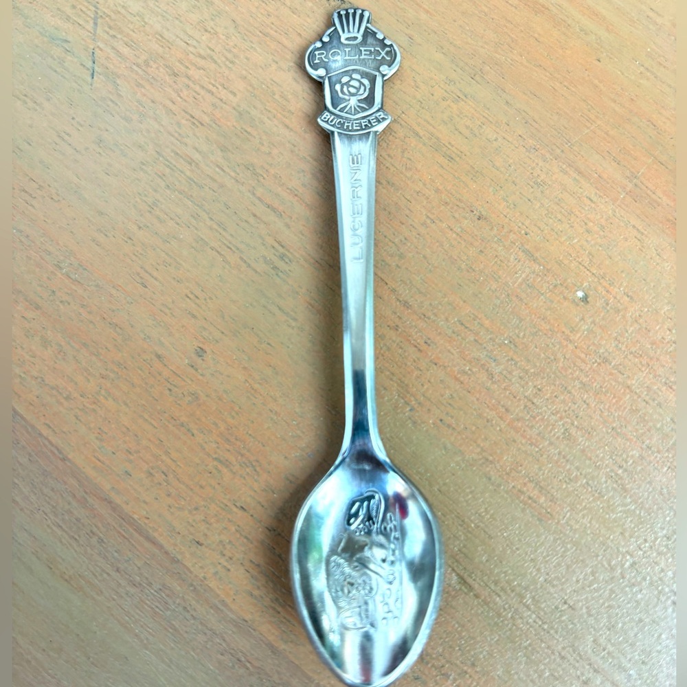 Rolex Collectors Spoon, Lucerne Edition, Stainless Steel Circa 1960’s